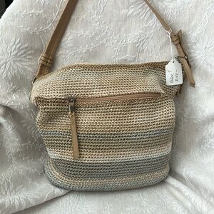 The Sak…. Stylish Tan and Gray Women's Bag